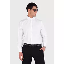 Camisa Formal Blanca Para Hombre