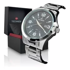 Relógio Technos Masculino Prata Garantia Original Nfe
