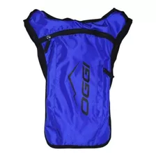 Mochila Hidrataçãol C/ Bolsa D`água Bike 2 L Oggi Hacker Mtb Cor Azul