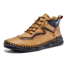 Hombre Zapatos Casual Cuero Botas Botines De Caminar Trabajo