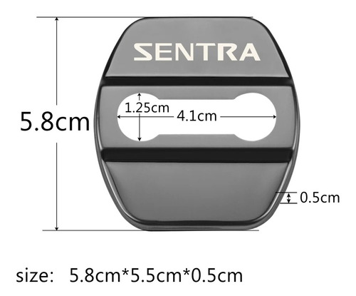 Embellecedores De Contra Chapas Con Logotipo Sentra Foto 6