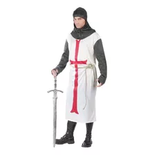 Disfraz De Caballero Templario Funworld, Blanco, Talla Única