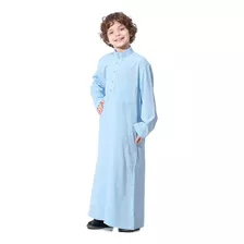 Bata Larga Abaya Dubai Para Niños, Jilbab Khimar, Turquía, R