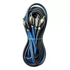 Gama Cable Rca Azul Y Negro