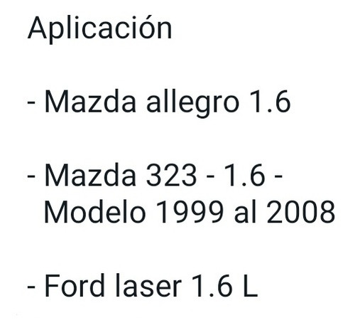 Sensor Cigueal Allegro 1.6/ Mazda 323 1.6 / Ford Lser 1.6  Foto 2