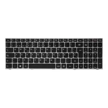 Teclado Lenovo G51-35 Negro Marco Plata G50-70m G50-80