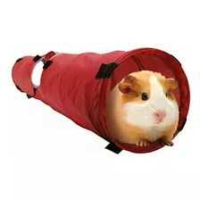 Living World Pet Tunnel, Red/grey