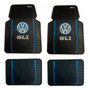 Kit Tapetes 4pzas Logo Gli Azul Vw Lupo Comfortline 2004