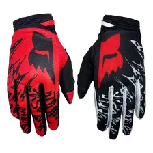 Luva Motocross Fox Racing 180 Peril - Vermelho Tamanho Gg