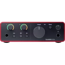 Focusrite Scarlett Solo 4ta Generacion Interfaz Audio Usb-c 