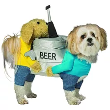 Disfraces De Perro Con Barril De Cerveza Talla L