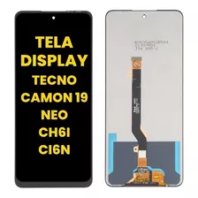 Tela Display Frontal Touch Cristal Tecno Camon 19 Neo Ch6i