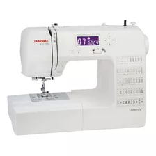 Máquina De Costura Reta Janome 1050dc Portátil Branca 110v/220v 50 Tipo De Pontos