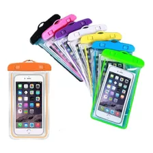 Funda Impermeable Funda Universal Impermeable Para Teléfono Celular - Oferta De Color Naranja