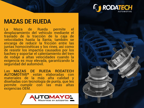 1 - Maza De Rueda Tras Rodatech Cutlass Ciera V6 3.3l 89-91 Foto 5