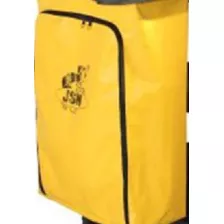 Kit 3 Saco Amarelo Para Carrinho Funcional De Limpeza Jsn
