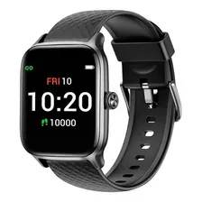 Reloj Inteligente Smartwatch Estilo De Vida Y Fitness Ew1 Color De La Caja Blanco Color De La Malla Negro Color Del Bisel Gris