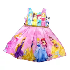 Vestido Para Niñas De Las Princesas Disney - Cs 