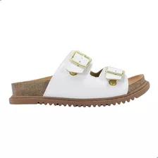 Chinelo Kids Meninas Molekinha Fivela Branco