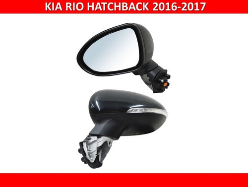 Espejo Kia Rio Hatchback 2016-2017 C/desempaante Izquierdo Foto 2