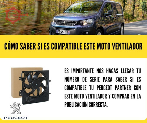 Moto Ventilador Peugeot Partner Completo C/base Hdi 2014 Foto 3