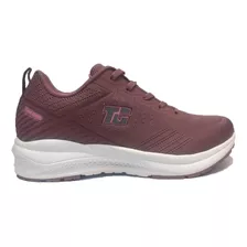 Zapatillas Team Gear Running Mujer Caracas Rosa-blanco Cli