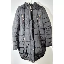 Campera Larga Inflable Impermeable 