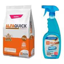 Alfaquick Junta Fina Blanco 5 Kg + Limpiador Juntas 1/2 L