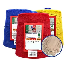 Kit 4 Barbantes Piratininga 1kg Fio 6 Ou 8 Escolha As Cores