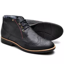 Bota Casual Oxford Couro Fóssil Reta Oposta 31 