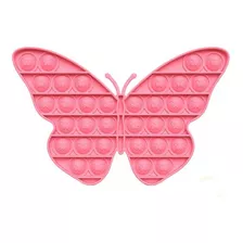 Pop It Importados Originales Silicona Antiestrés Juguete Color Mariposa Rosa