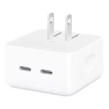 Adaptador De Corriente 35w Dos Puertos Usb-c iPhone 14/13/12