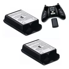 2 Compartimento Traseiro Caixa Pilhas Compativel Xbox 360 Cor Preto