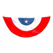 Bandera Chilena/ Escarapela Lisa, 90 X 120 Dieciochera