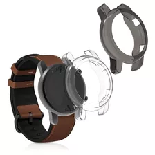 Funda Protectora Amazfit Gtr (47mm) Pack 2 Negra Clear