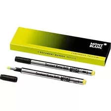 Recambio De Resaltador Montblanc Amarillo Brillante 2-pack