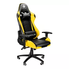 Silla Gamer Primus Thronos 100t Ergonómica Negra Y Amarilla