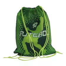 Kit C/12 Mochila Sacochila Esportiva Modelos Verde E Branco