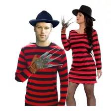 Camisa Freddy Krueger Fantasia Cosplay Halloween 