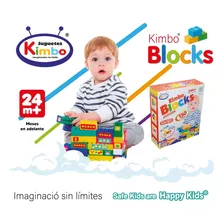 Kimbo Blocks 150 Pz + Carrito Armable Calidad Premium