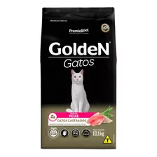 Ração Golden Gatos Castrados Peixe 10kg