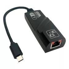 Adaptador Cabo De Rede Usb C Para Rj45 Compatível Mac Book