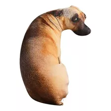 Almofada Cachorro Caramelo Vira-lata Meme 3d Pegadinha 50 Cm