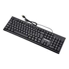 Teclado Usb Com Fio Padrão Abnt2 - Preto