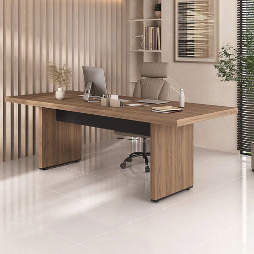 Mesa Para Escritório Diretor 204,2cm Tampo Engrossurado Wt