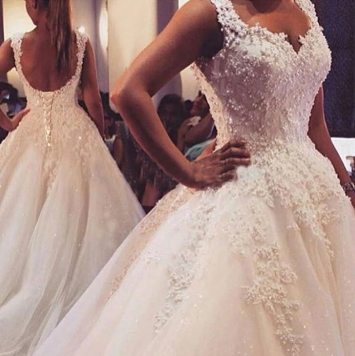 Vestido Noiva Princesa Com Armação E Véu Longo Lindo 'e150