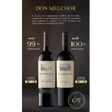 Vino Premiado Don Melchor Cab Franc .99 Pts Origen Chile 