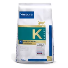 Virbac Veterinary Hpm Kidney Support Alimento Para Gato Sabor Mix Bolsa 1.5kg