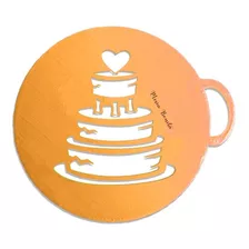 Pastel De Bodas, Torta Stencil - Plantillas - Casamiento 