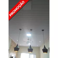 Forro De Pvc Branco Instalado Colocado Com Garantia